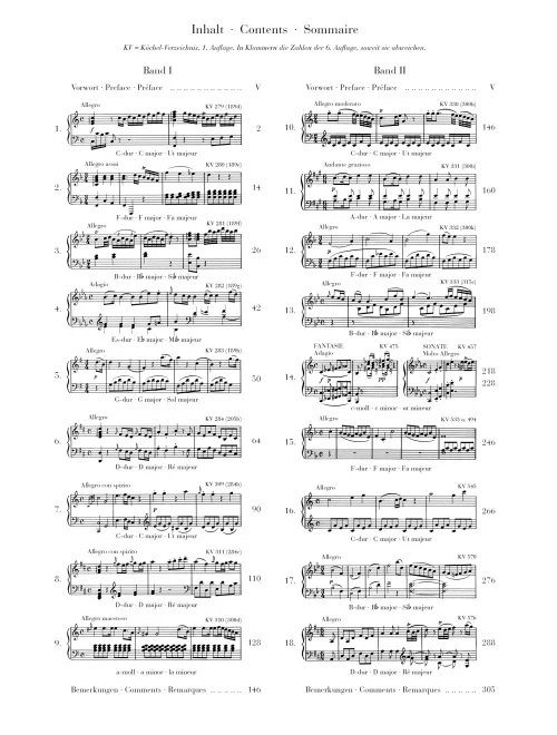 ספר תווים Mozart Piano Sonatas Volumes 1+2 - תמונה 2