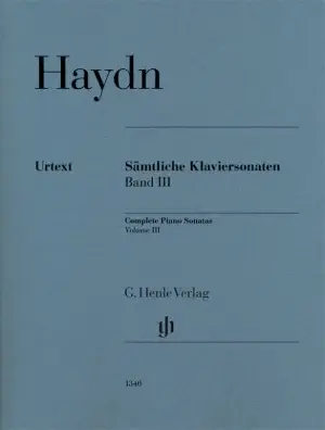 ספר תווים Haydn Complete Piano Sonatas Volume III