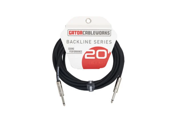 כבל לגיטרה 6 מ' Gator GCWB-INS-20 Backline Series 20 Foot instrument Cable