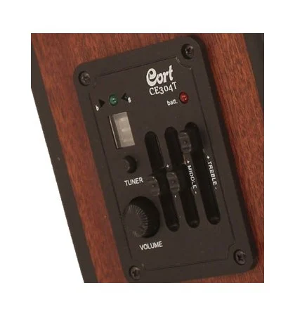 גיטרה אקוסטית שחורה מוגברת Cort SFX-ME BKS - תמונה 4