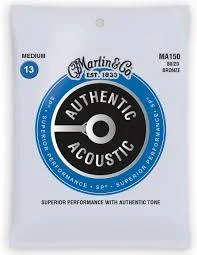 סט מיתרים 0.13 לגיטרה אקוסטית Martin Authentic SP MA150 80/20