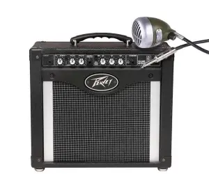 מגבר למפוחיות 25 ואט Peavey Transtube Rage 258 כולל מיקרופון לנגני מפוחית