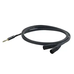 כבל XLR(M)*2 ל PL באורך 1.5 מטר מבית Proel