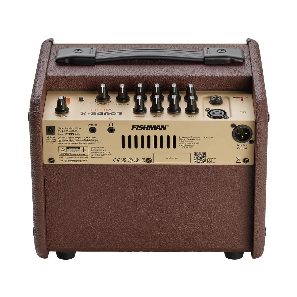 מגבר לאקוסטית 40 ואט FISHMAN Loudbox Micro 40W - תמונה 2