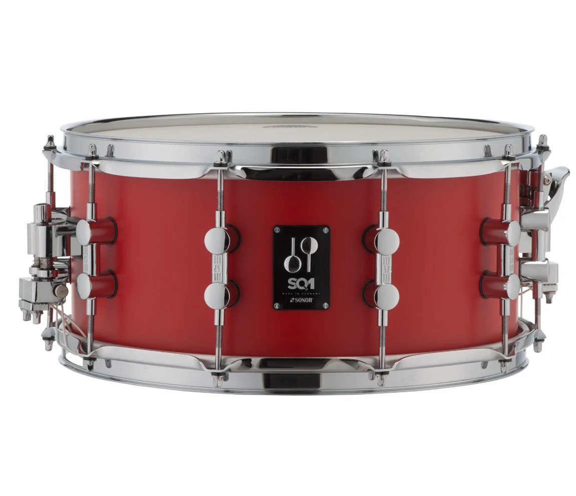 תוף סנר SONOR SQ1 1465 SDW HRR 17338 Hot Rod Red 14" x 6.5
