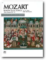 ספר תווים Rondo alla Turca (from Sonata No. 11, K. 331/300i)