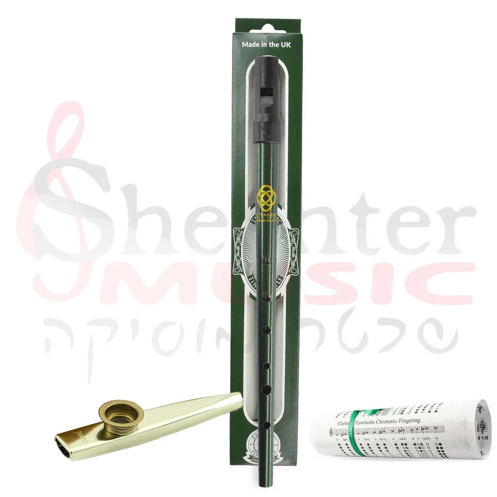 חבילת מבצע: חליל אירי Clarke Celtic Tinwhistle Set