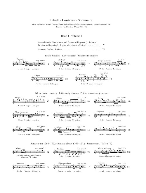 ספר תווים Haydn Complete Piano Sonatas Volume I - תמונה 2