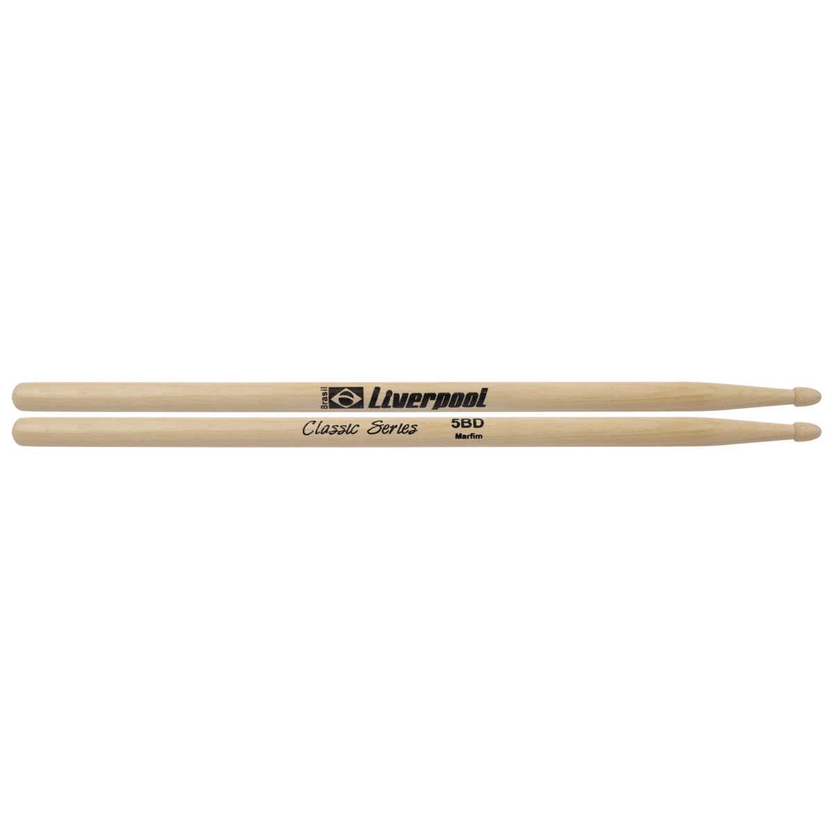 מקלות לתופים Classic Series 5B Wooden Tip מבית LIVERPOOL