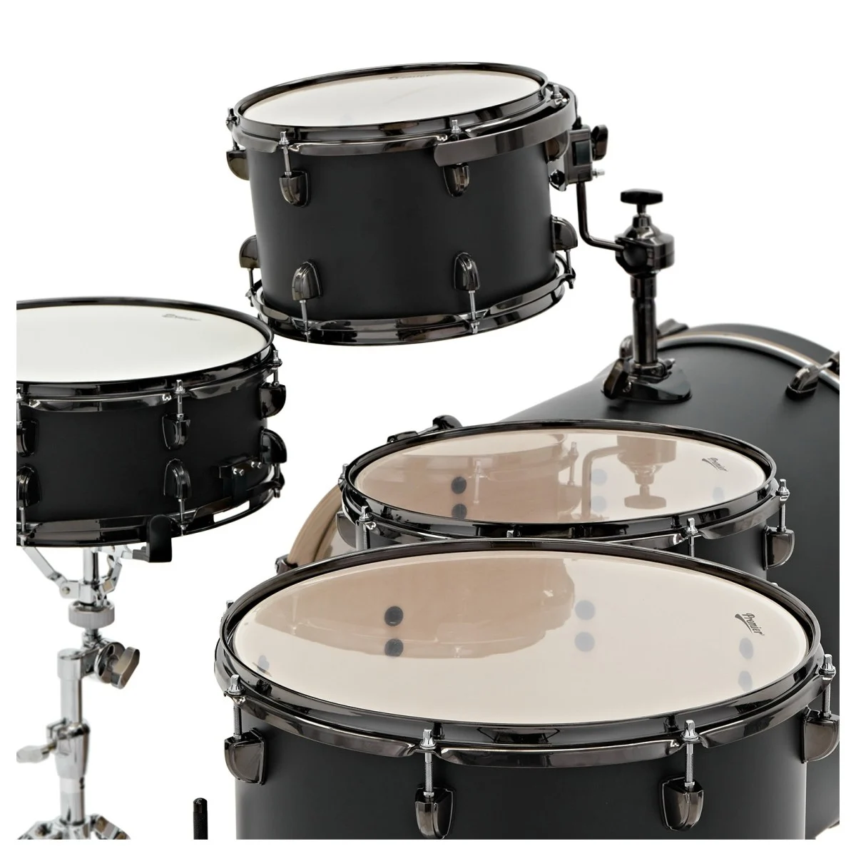 מערכת תופים 5 חלקים(12,14) 22 Premier Heavy R| Matte Blac - תמונה 5