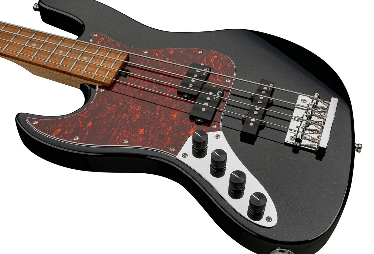 גיטרה בס שמאלית אקטיבית 4 Sadowsky 21 Fret Hyprid PJ Bass 4 BK SHP CHR - תמונה 3
