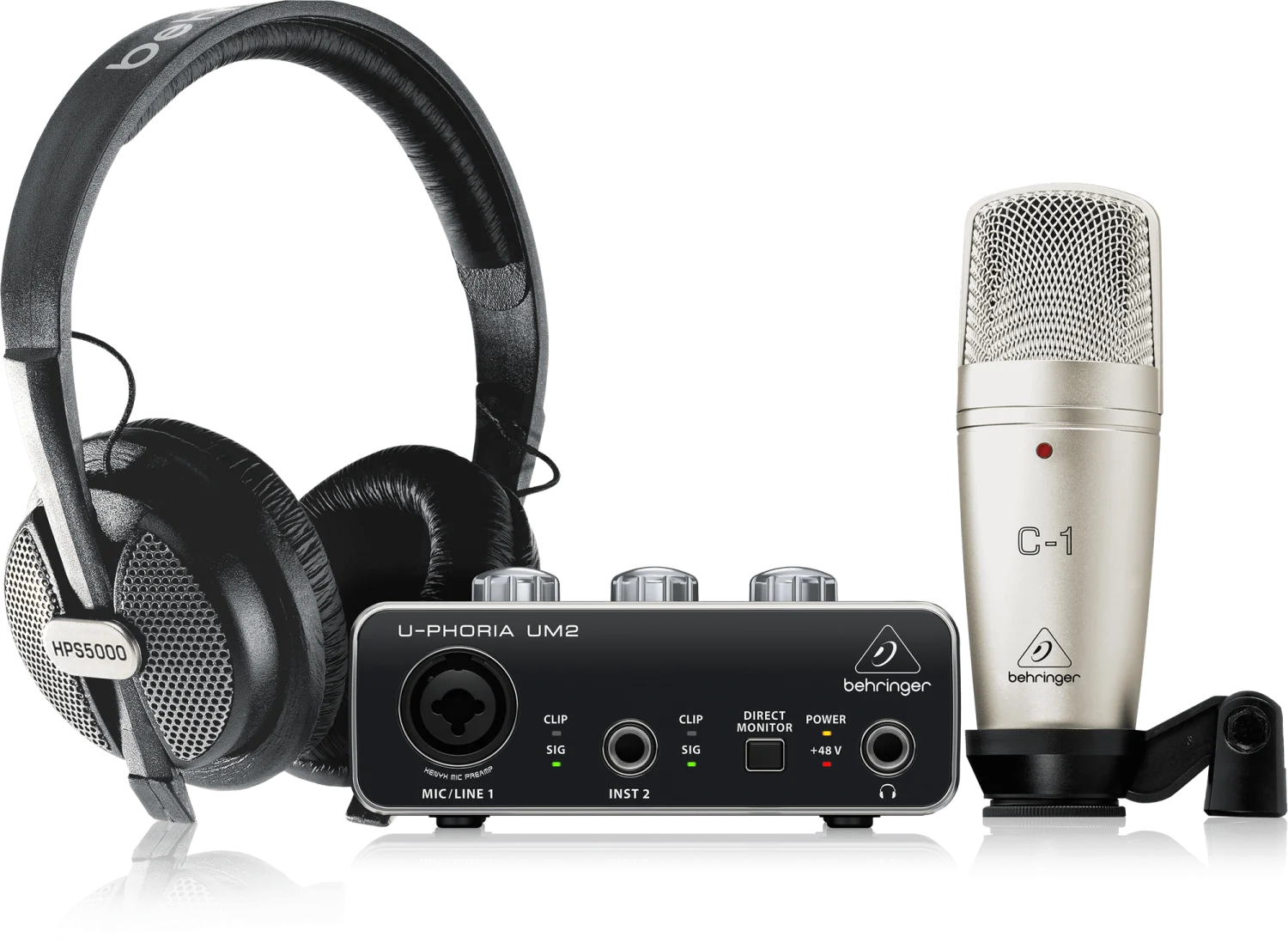 חבילת אולפן Behringer U-PHORIA STUDIO