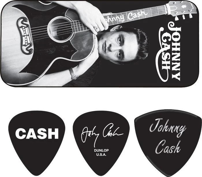 קופסה עם 6 מפרטים JOHNNY CASH Dunlop