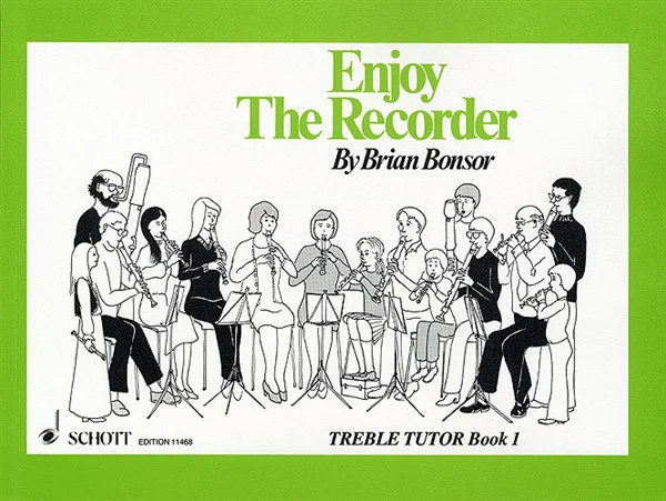 ספר לימוד חלילית Enjoy The Recorder - TREBLE Tutor Book 1