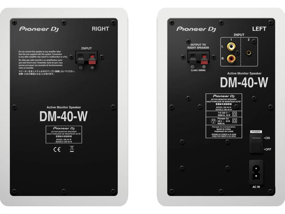 DM-40-W מוניטור אולפני מבית PIONEER מבית - תמונה 3