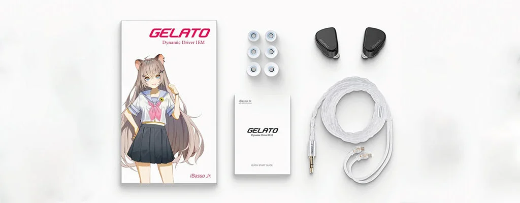 אוזניות IEM עם דרייבר דינמי בצבע שחור iBasso Gelato - תמונה 2