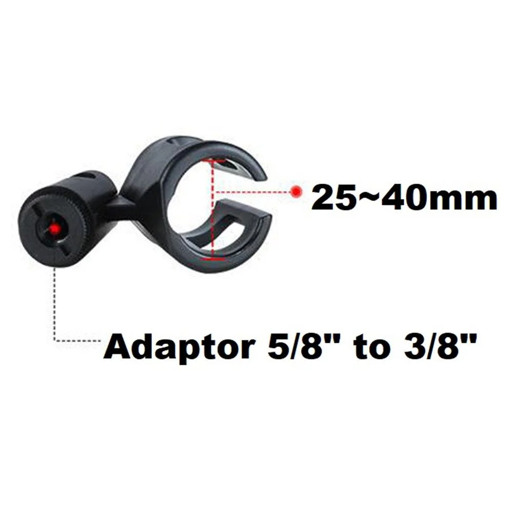 תופסן למיקרופון כולל בורג התאמה DL-MICHOLDER - תמונה 2