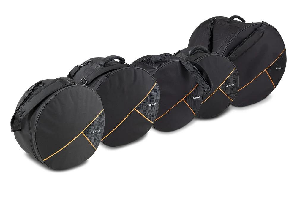 סט תיקים מרופד ואיכותי PREMIUM-231600 לתופים 5 חלקים 20" מבית GEWA (Germany) - תמונה 2