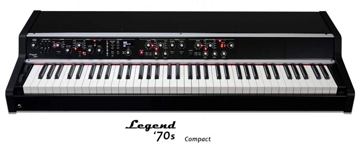 פסנתר במה מקצועי 73 קלידים שקולים LEGEND ’70s Compact EX מבית VISCOUNT