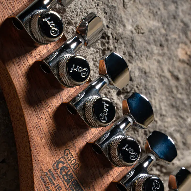 cort g g300 raw electric guitar feature 4