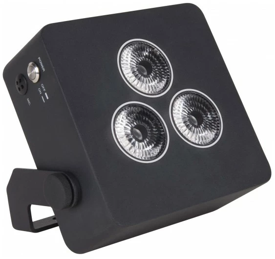 פנס לד רצפתי נטען 3x12W RGBWA-UV - תמונה 2