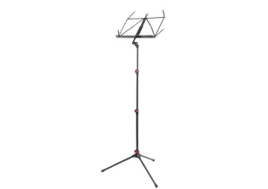 עמוד תווים שחור מתקפל עם מנגנון סגירה מתקדם Steelerd SN116
