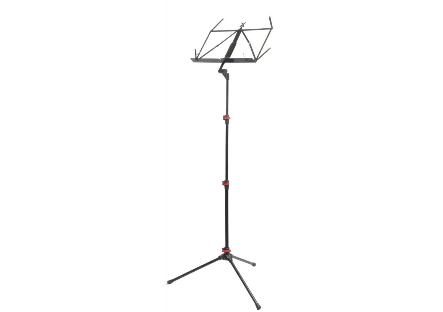עמוד תווים שחור מתקפל עם מנגנון סגירה מתקדם Steelerd SN116