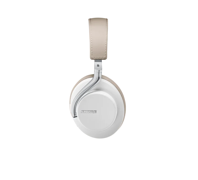 AONIC 50 - SBH2350-WH-EFS אוזניות פאר אלחוטיות בצבע לבן, עם קשת להשמה על הראש עם מבטל רעשי סביבה איכות חדשנית של SHURE - תמונה 3