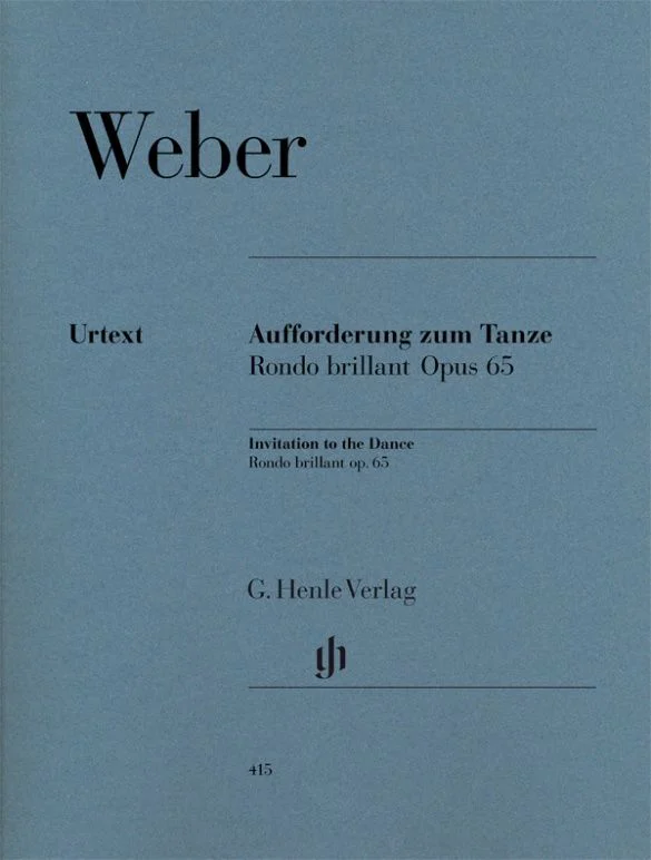 ספר תווים Weber: Invitation to the Dance D flat major op. 65
