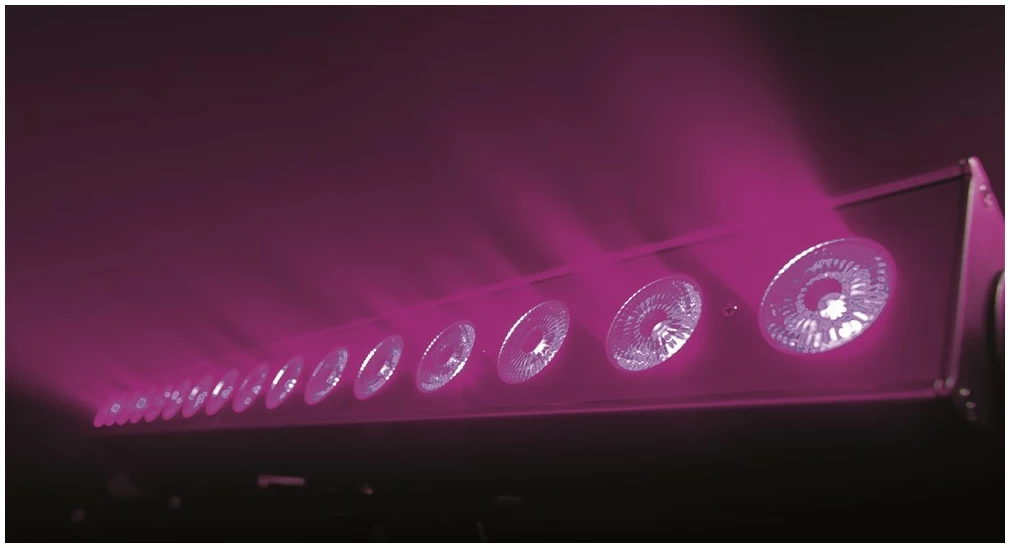 בר תאורה 16X12W led RGBWAU/FC IRC - תמונה 4