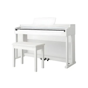 פסנתר דיגיטלי לבן עם מנוע Aethereal Acoustic ומקלדת VPASS-II כולל כסא [2 אריזות] - Hailun PIANOVA H202WH