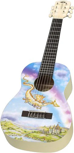 גיטרה קלאסית 1/2 Luna AR2 NYL DRAGON - תמונה 2