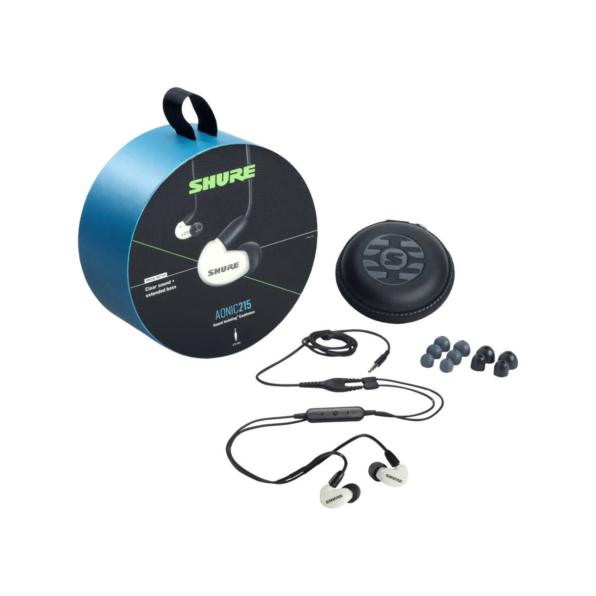 אוזניות Shure AONIC 215 In-ear בצבע לבן - תמונה 3