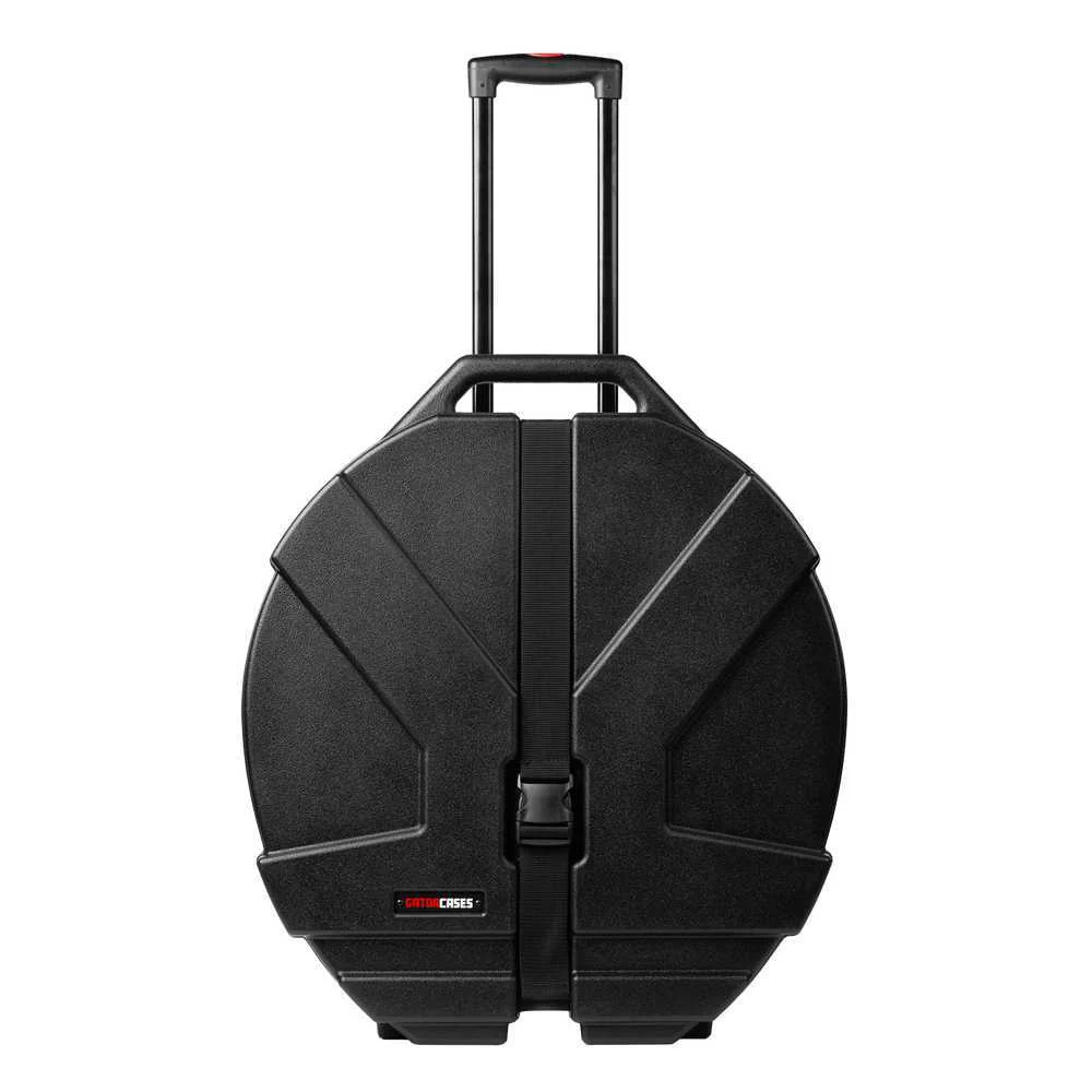 קייס קשיח למצילות "22 עם גלגלים GATOR GPCCYM22W Grooves Roto Molded Cymbal Case - תמונה 4