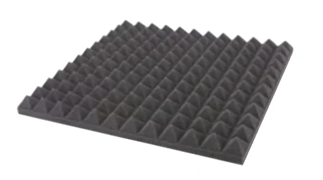 ספוג אקוסטי שחור בצורת פירמידות ACOUSTIC CENTER 60x60x5 cm