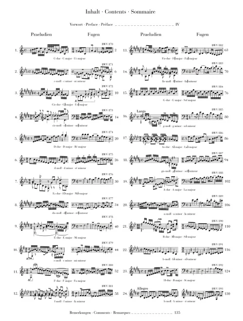 ספר תווים Bach The Well-Tempered Clavier Part 2 - תמונה 2