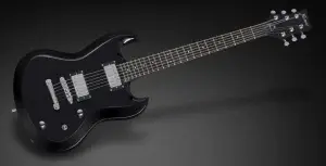 גיטרה חשמלית בצבע שחור Framus Phil XG Solid Black High Polish