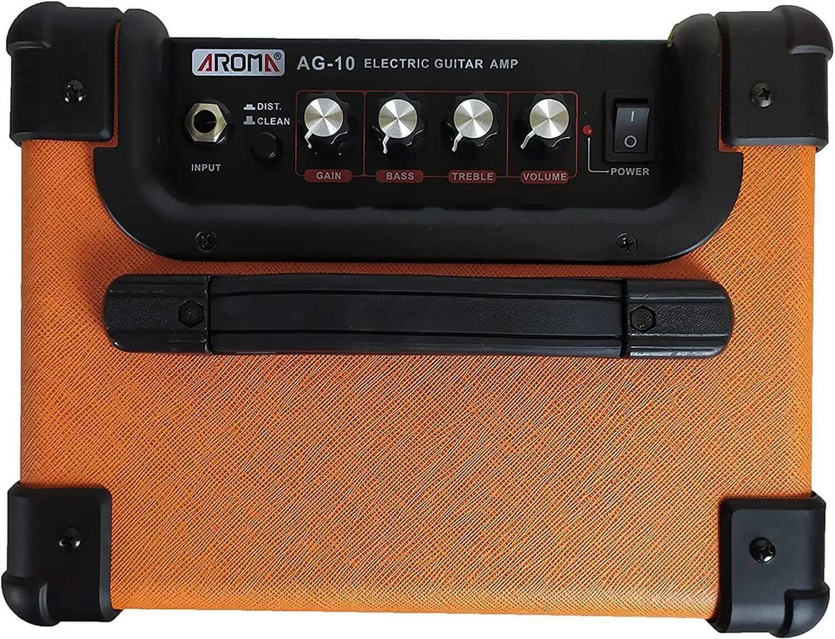 מגבר נייד לגיטרה חשמלית AG-10OR מבית Aroma - תמונה 2