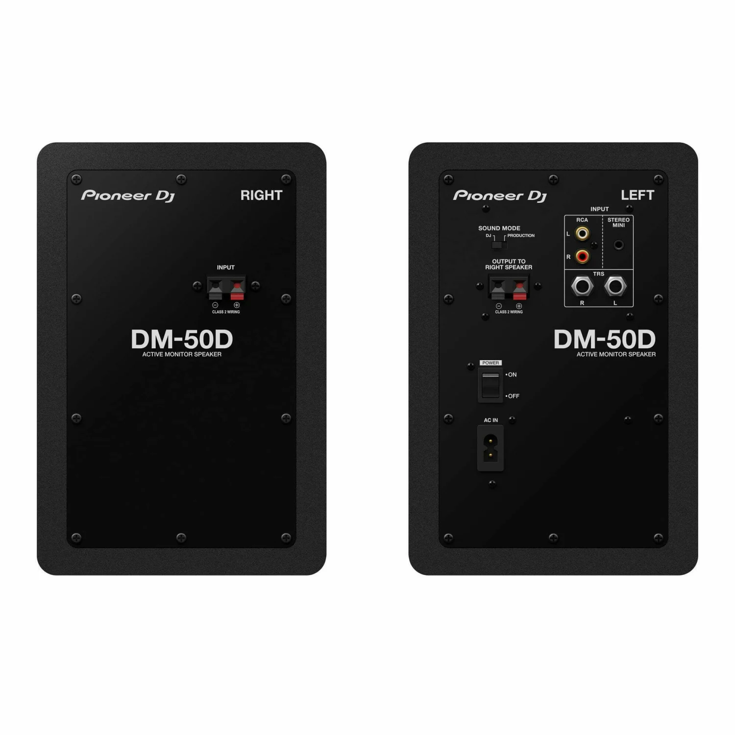 זוג מוניטורים שולחניים 5" מגבר CLASS-D דגם Pioneer DM-50D - תמונה 3