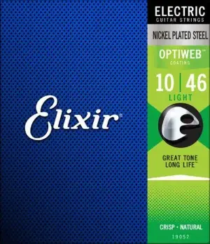 סט מיתרים לחשמלית Elixir Optiweb 0.10-0.46