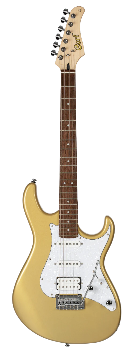 גיטרה חשמלית Cort G250 Champagne Gold Metallic HSS