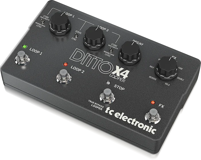 פדאל לופר לגיטרה TC Electronic Ditto X4 Looper - תמונה 3
