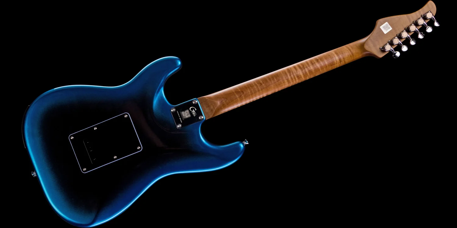 גיטרה חשמלית חכמה Mooer GTRS Professional P800 Intelligent Guitar - Dark Knight - תמונה 2