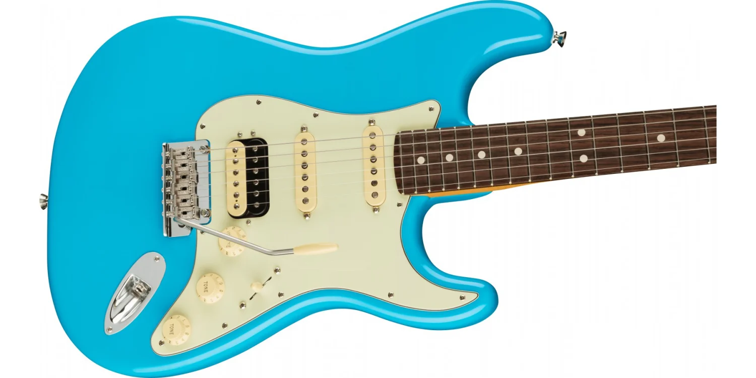 גיטרה חשמלית Fender American Professional II Miami Blue HSS - תמונה 3