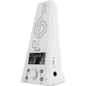 מטרונום + טיונר עומד דמוי מכני Cherub WMT-230 WHITE