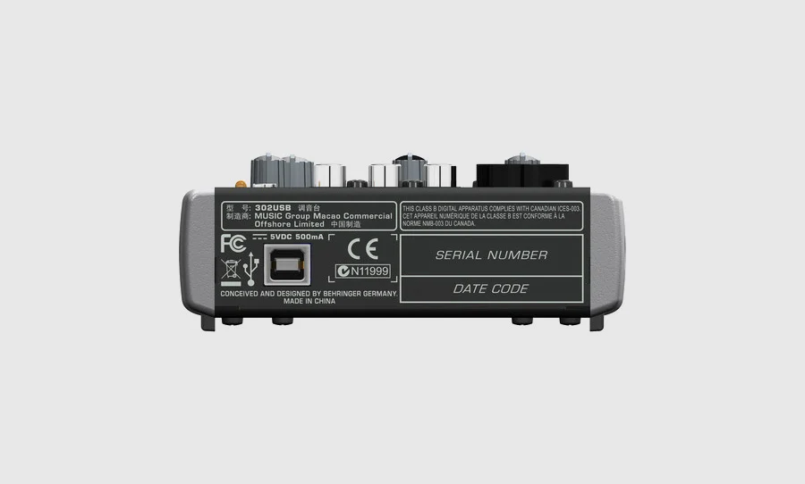 מיקסר Xenyx 302 USB מבית Behringer - תמונה 3