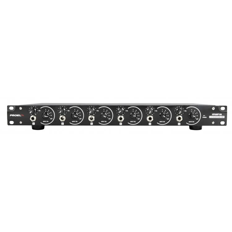 מגבר אוזניות 6 ערוצים Proel HPAMP106