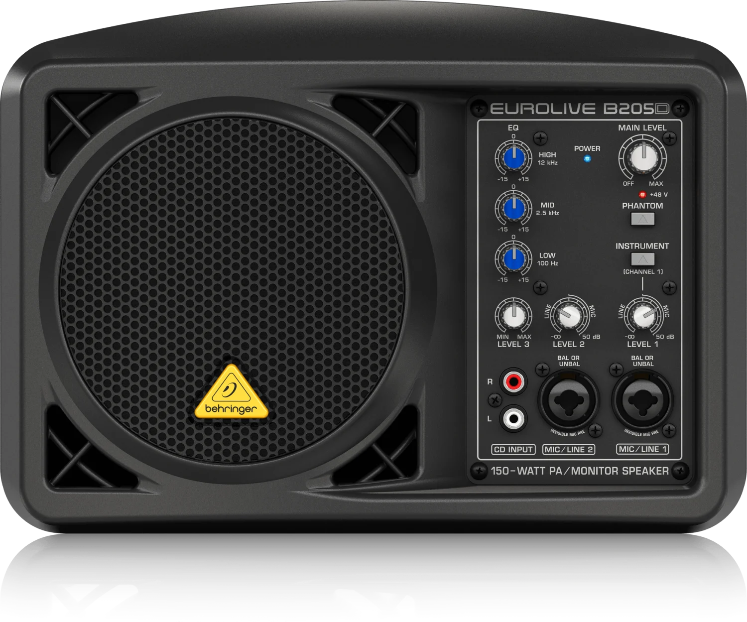 מוניטור מוגבר למעמד מיקרופון Behringer B205D
