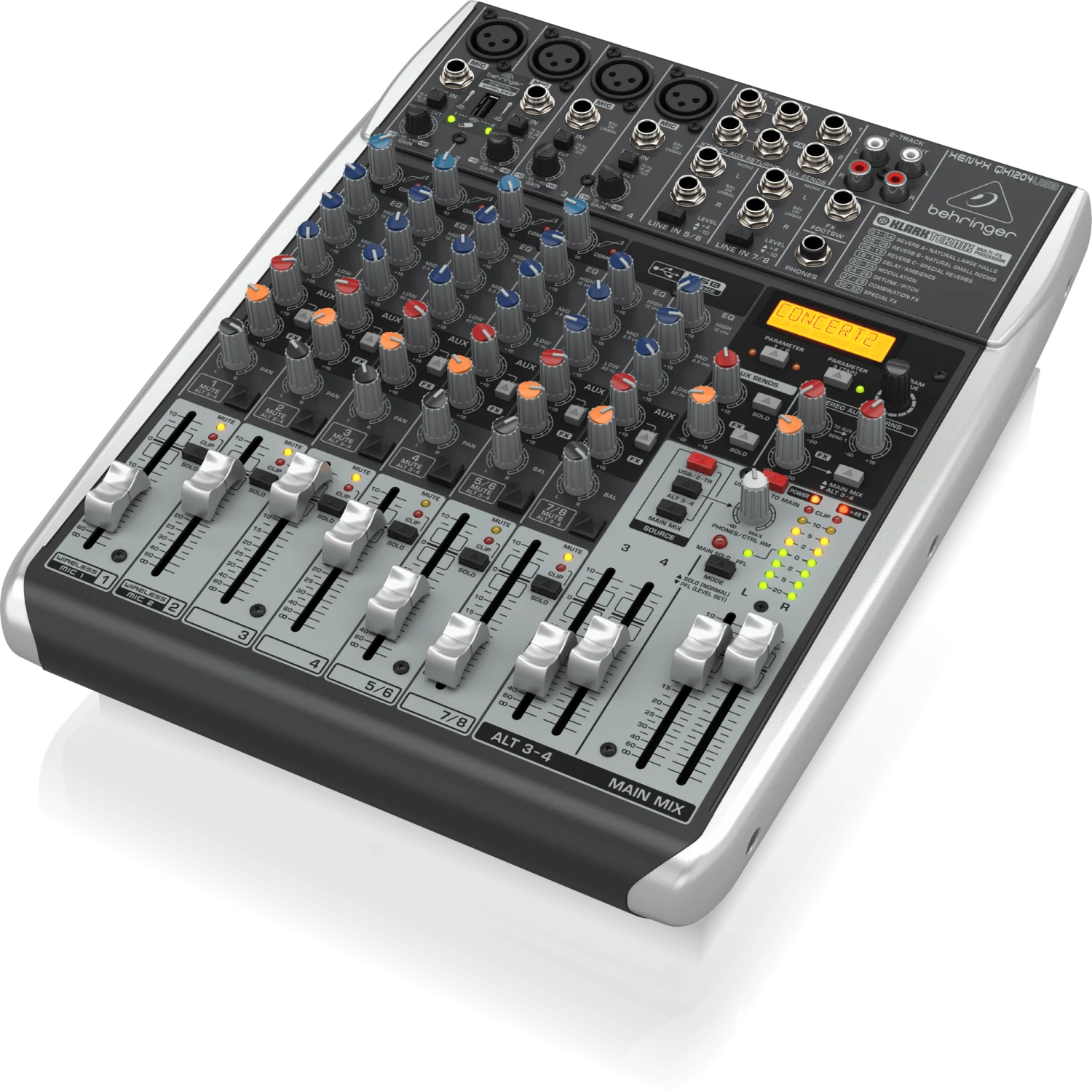 מיקסר 6 ערוצים Behringer QX1204USB - תמונה 4