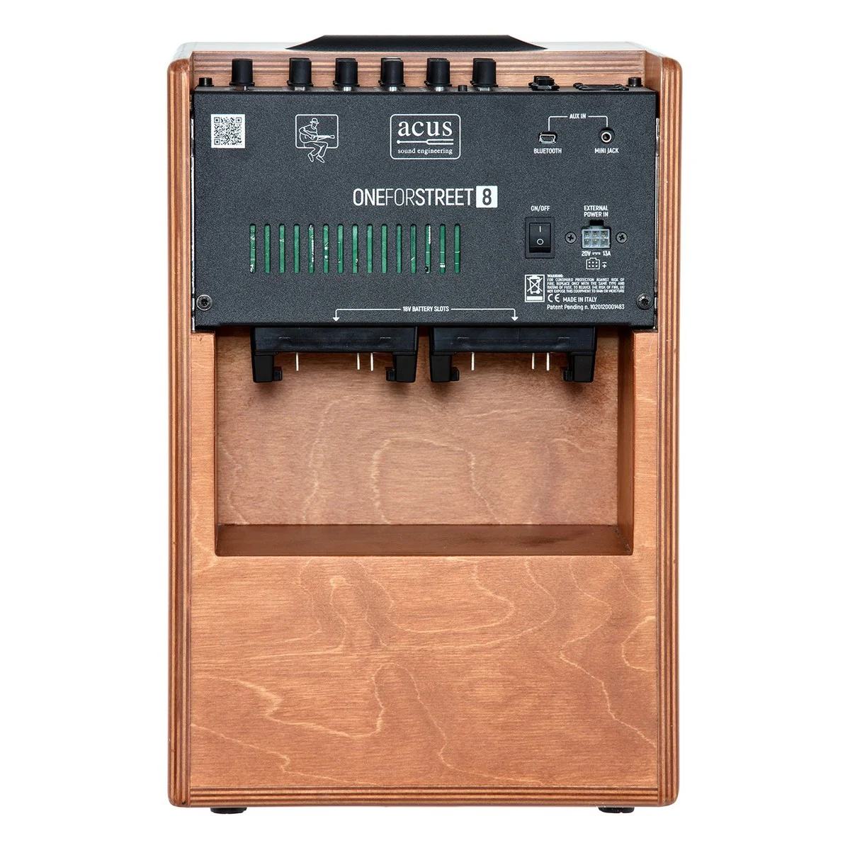 מגבר לאקוסטית נטען Acus Sound ONE FORSTREET 8 WOOD 90W rms Acus Sound - תמונה 3